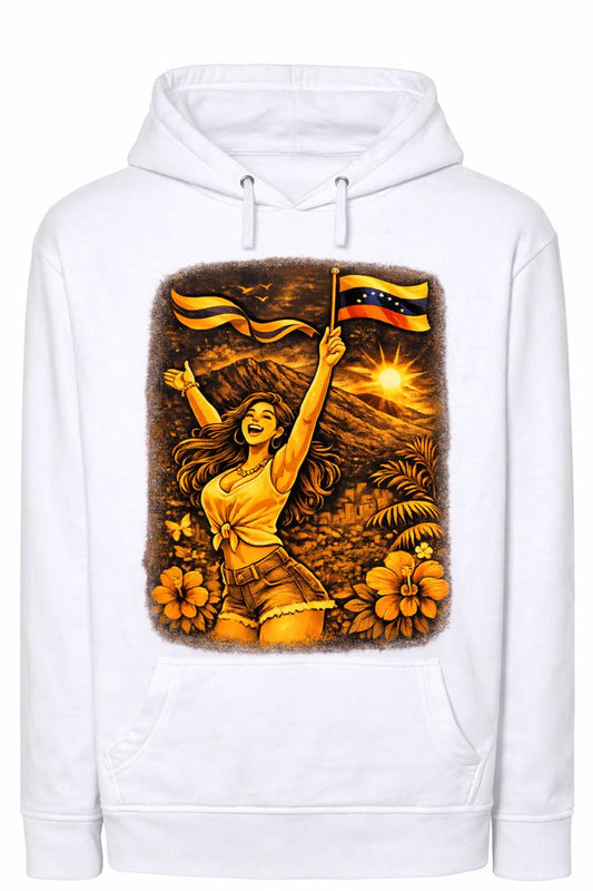 Hoddie celebración Venezolana Frontal