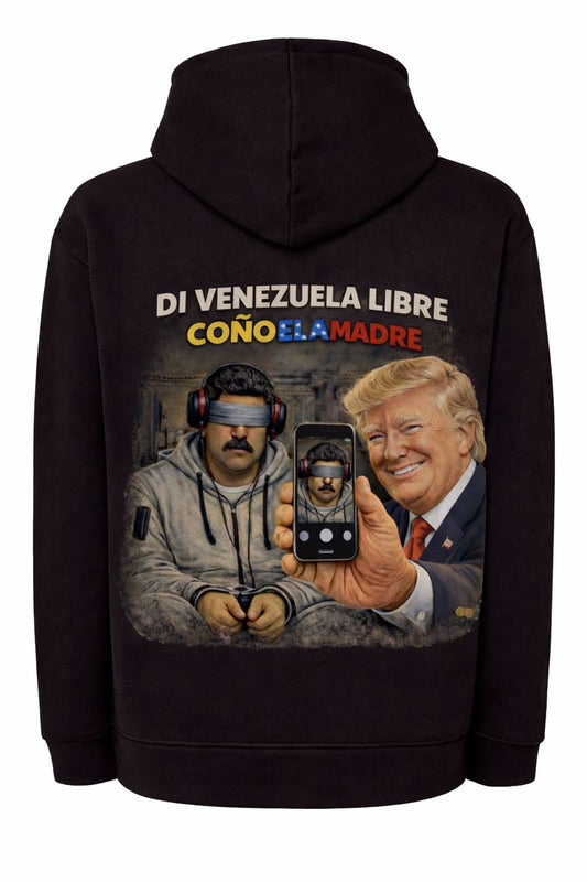 Hoddie Venezuela Libre Posterior